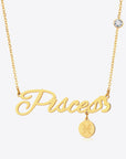 White Smoke Constellation Pendant Zircon Necklace Sentient Beauty Fashions necklaces