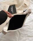 Gray Polyester Sling Bag Sentient Beauty Fashions Apparel & Accessories