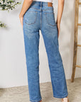 Gray Judy Blue Full Size High Waist Distressed Jeans Sentient Beauty Fashions Apparel & Accessories
