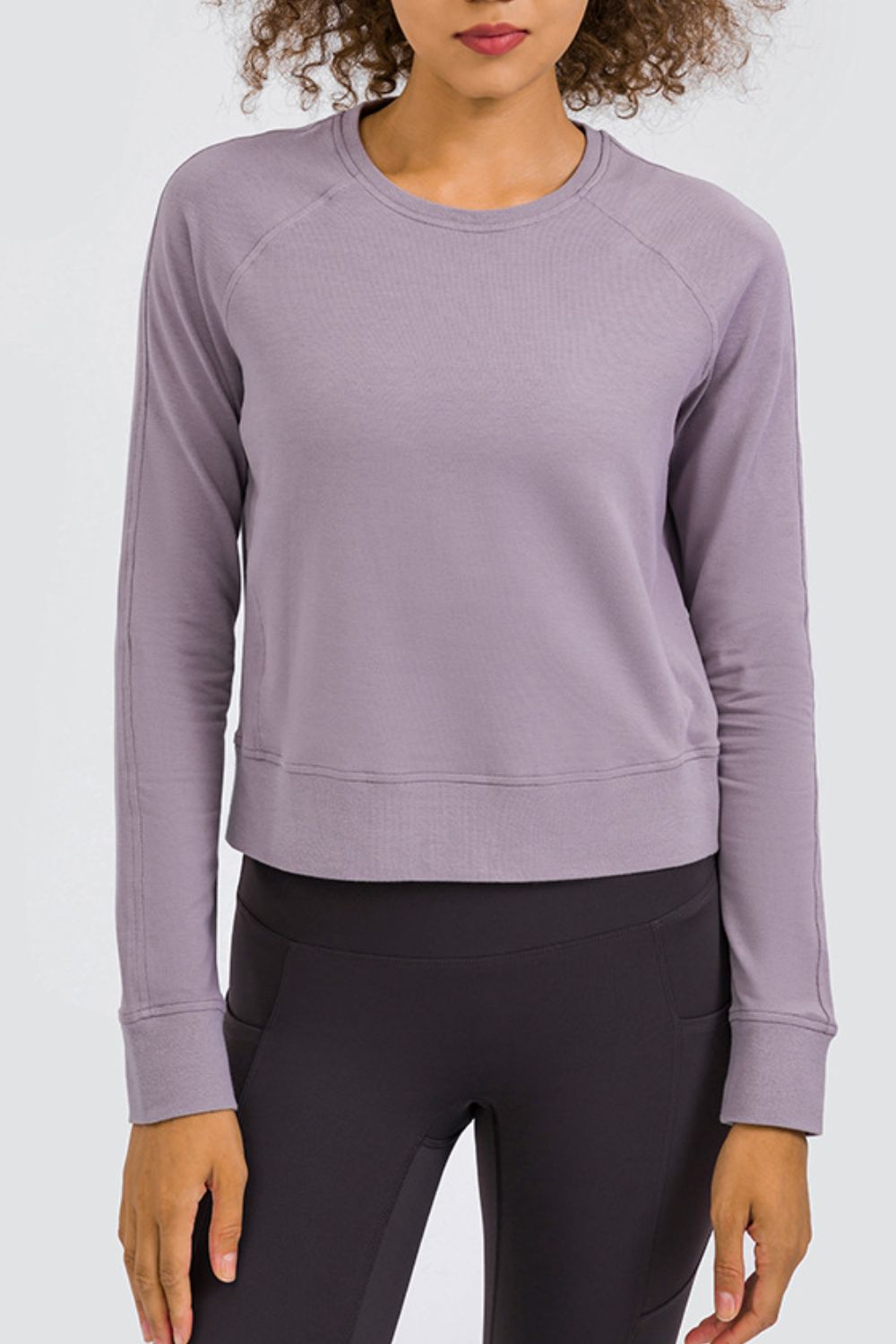 Rosy Brown Cozy and Fabulous Raglan Sleeve Sports Top Sentient Beauty Fashions Apparel & Accessories