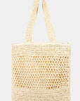Fame Straw-Paper Crochet Tote Bag