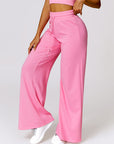 Thistle Drawstring High Waist Active Pants Sentient Beauty Fashions Apparel & Accessories