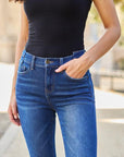 Gray BAYEAS Skinny Cropped Jeans Sentient Beauty Fashions Apparel & Accessories
