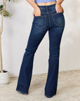 Light Gray Kancan Full Size Slim Bootcut Jeans Sentient Beauty Fashions Apparel & Accessories