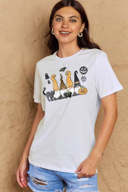 Simply Love Full Size Halloween Theme Graphic Cotton Tee