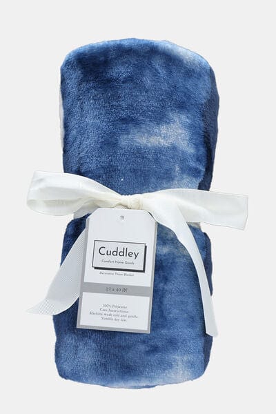 Lavender Cuddley Fleece Decorative Throw Blanket