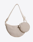 White Smoke Nylon Bag Set Sentient Beauty Fashions *Accessories