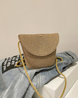 Gray Crochet Shoulder Bag Sentient Beauty Fashions Apparel & Accessories