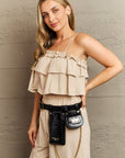 Rosy Brown Nicole Lee USA Aurelia Belt Bag Sentient Beauty Fashions *Accessories