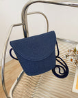 Light Gray Crochet Shoulder Bag Sentient Beauty Fashions Apparel & Accessories