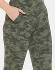 Dim Gray Leggings Depot Camouflage High Waist Leggings Sentient Beauty Fashions Apparel & Accessories