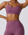 Dim Gray Cropped Sports Tank Top Sentient Beauty Fashions Apparel & Accessories