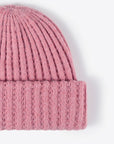 Misty Rose Wide Rib Beanie