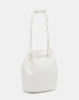 White Smoke Nicole Lee USA Amy Studded Bucket Bag Sentient Beauty Fashions *Accessories