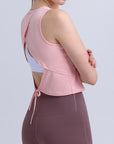 Thistle Round Neck Sleeveless Sports Tank Top Sentient Beauty Fashions Apparel & Accessories