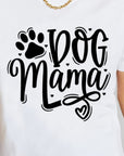 Lavender Simply Love Full Size DOG MAMA Graphic Cotton T-Shirt