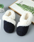 Light Gray TPR Sole Slippers Sentient Beauty Fashions slippers