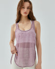 Gray Scoop Neck Sports Tank Top Sentient Beauty Fashions Apparel & Accessories