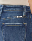 Kancan Raw Hem High Waist Cropped Jeans