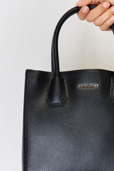 Dark Slate Gray David Jones PU Leather Handbag Sentient Beauty Fashions Apparel &amp; Accessories