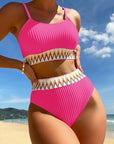 Sienna Chevron Bikini Set Sentient Beauty Fashions Swimwear
