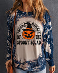 Dark Slate Gray Round Neck PROUD MEMBER OF THE SPOOKY SQUAD Graphic Sweatshirt Sentient Beauty Fashions Apparel & Accessories