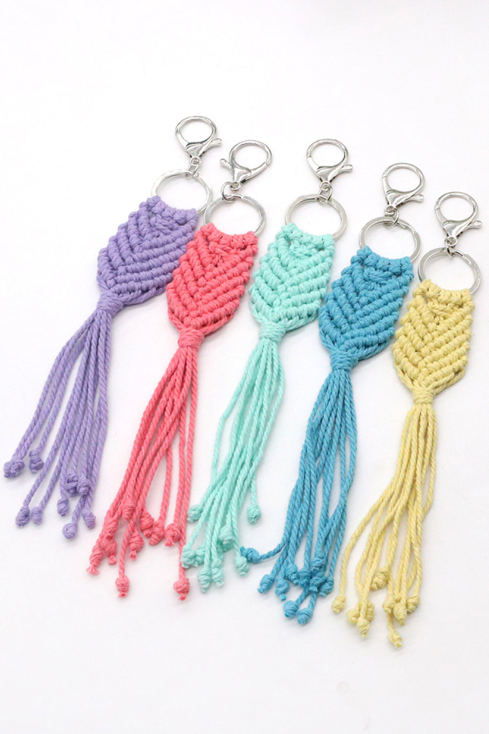 Misty Rose Assorted 4-Pack Handmade Fringe Keychain Sentient Beauty Fashions Apparel &amp; Accessories