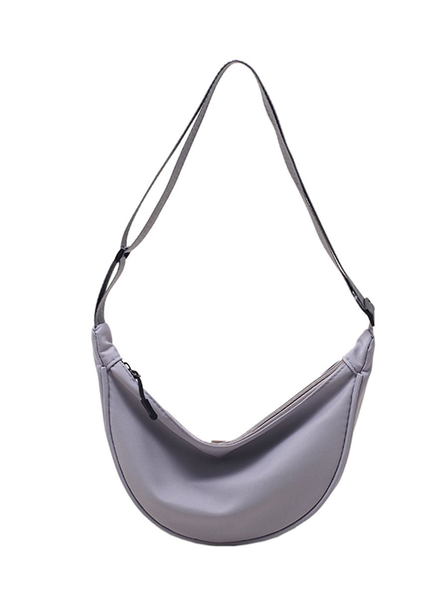 Light Slate Gray Polyester Sling Bag