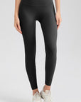 Dark Slate Gray Wide Waistband Sport Leggings