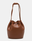 Saddle Brown Nicole Lee USA Amy Studded Bucket Bag