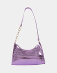 Lavender PU Leather Shoulder Bag Sentient Beauty Fashions *Accessories