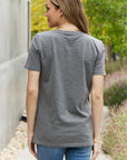 Light Slate Gray Simply Love Full Size I'M A  SIMPLE WOMAN Graphic Cotton Tee