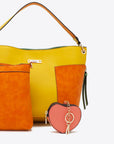 White Smoke Nicole Lee USA Sweetheart Handbag Set Sentient Beauty Fashions *Accessories