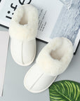 Light Gray Faux Suede Center Seam Slippers Sentient Beauty Fashions slippers