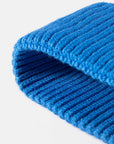 Dark Cyan Contrast Tie-Dye Cable-Knit Cuffed Beanie Sentient Beauty Fashions *Accessories
