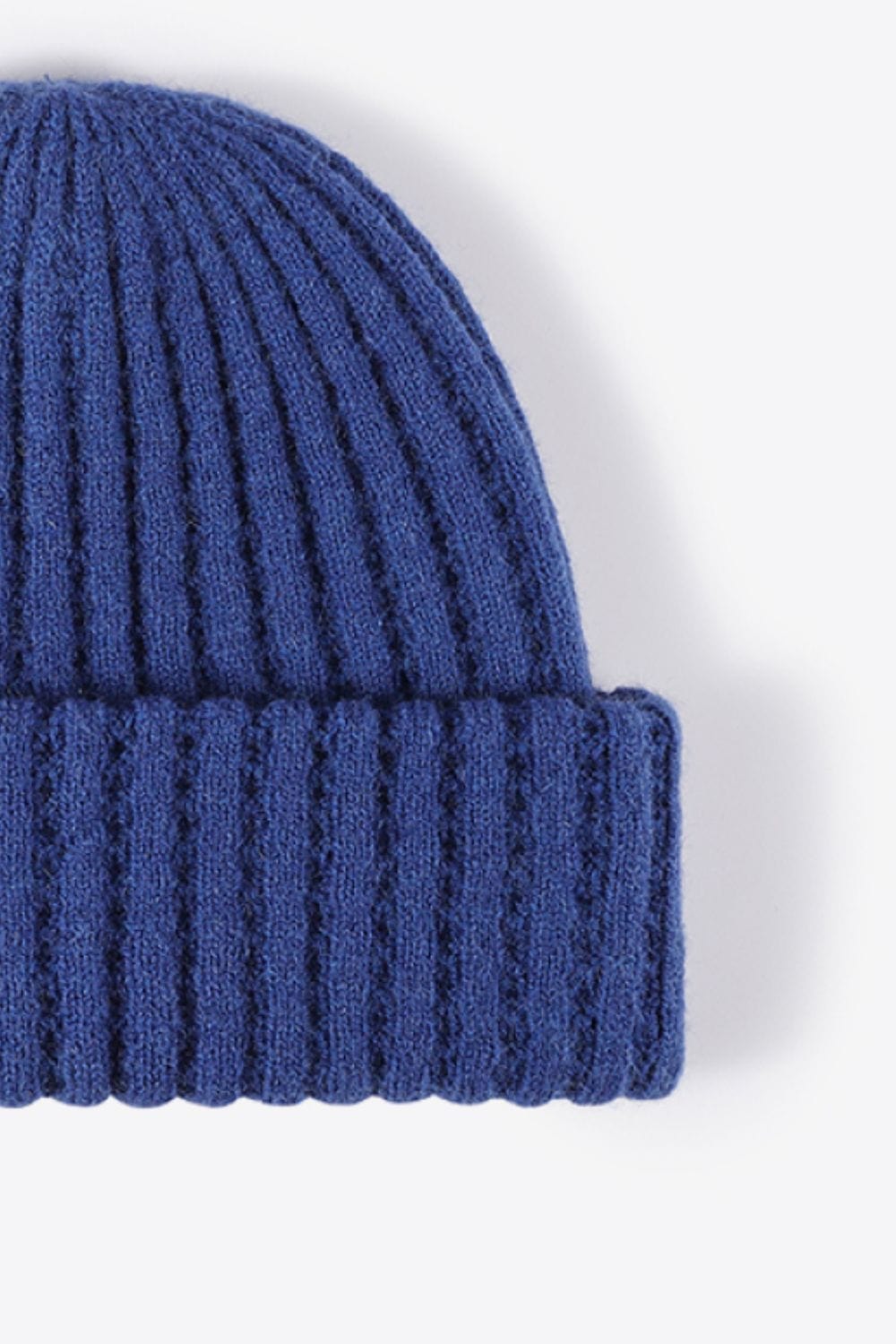 Dark Slate Blue Wide Rib Beanie