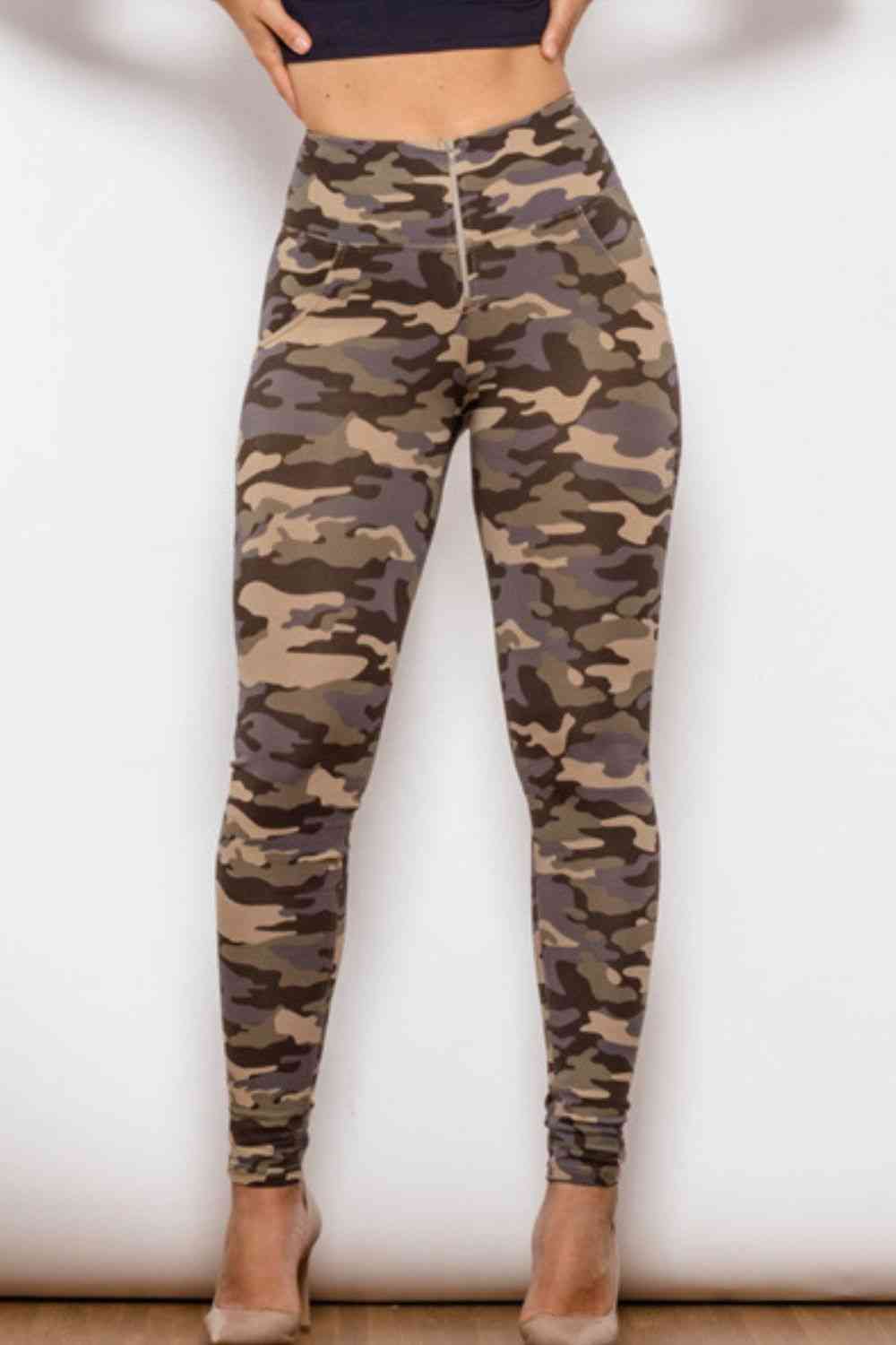 Light Gray Camouflage Print Jeans Sentient Beauty Fashions Apparel & Accessories