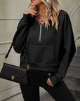 Rosy Brown Raglan Sleeve Zip-Up Hoodie with Pocket Sentient Beauty Fashions Apparel & Accessories