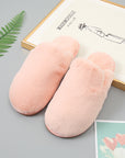 Light Gray Faux Fur Slippers Sentient Beauty Fashions slippers