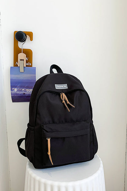 Black FASHION Polyester Backpack