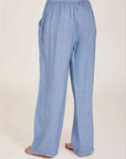 Gray Full Size Long Pants Sentient Beauty Fashions Apparel & Accessories