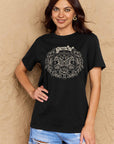 Tan Simply Love Full Size GEMINI Graphic T-Shirt Sentient Beauty Fashions Apparel & Accessories