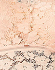 Peach Puff JadyK Full Size Crisscross Lace Bralette Sentient Beauty Fashions Apparel & Accessories