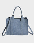 Lavender PU Leather Handbag Sentient Beauty Fashions *Accessories