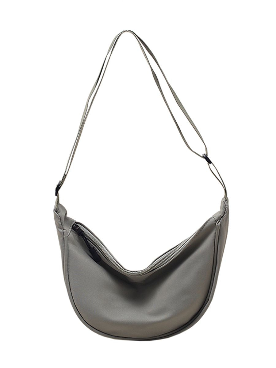 Dim Gray Polyester Sling Bag Sentient Beauty Fashions Apparel & Accessories