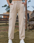 Dim Gray High Waist Jeans with Pockets Sentient Beauty Fashions Apparel & Accessories