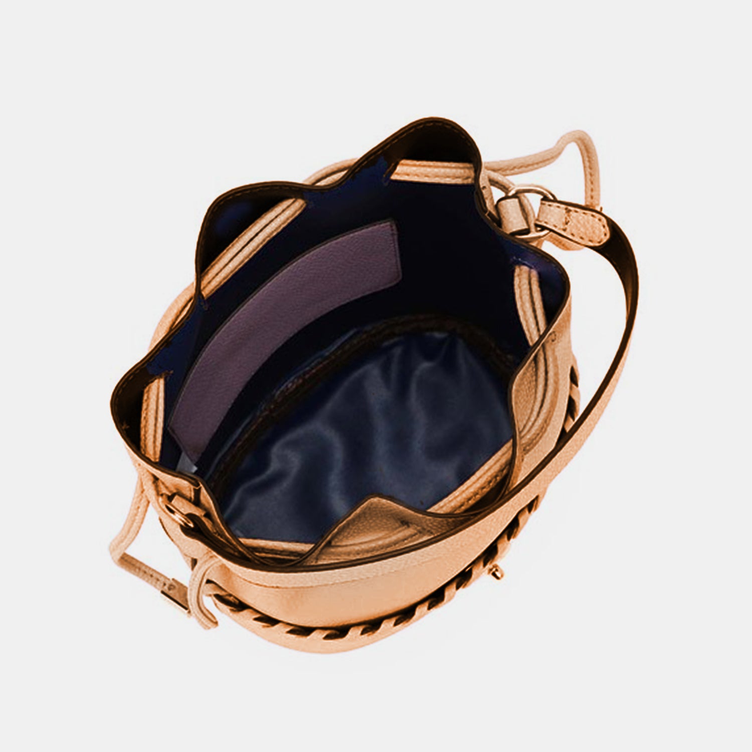 Black Nicole Lee USA Drawstring Bucket Bag Sentient Beauty Fashions *Accessories