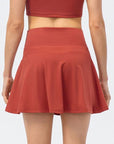 Sienna High Waist Wide Waistband Active Skirt Sentient Beauty Fashions Apparel & Accessories