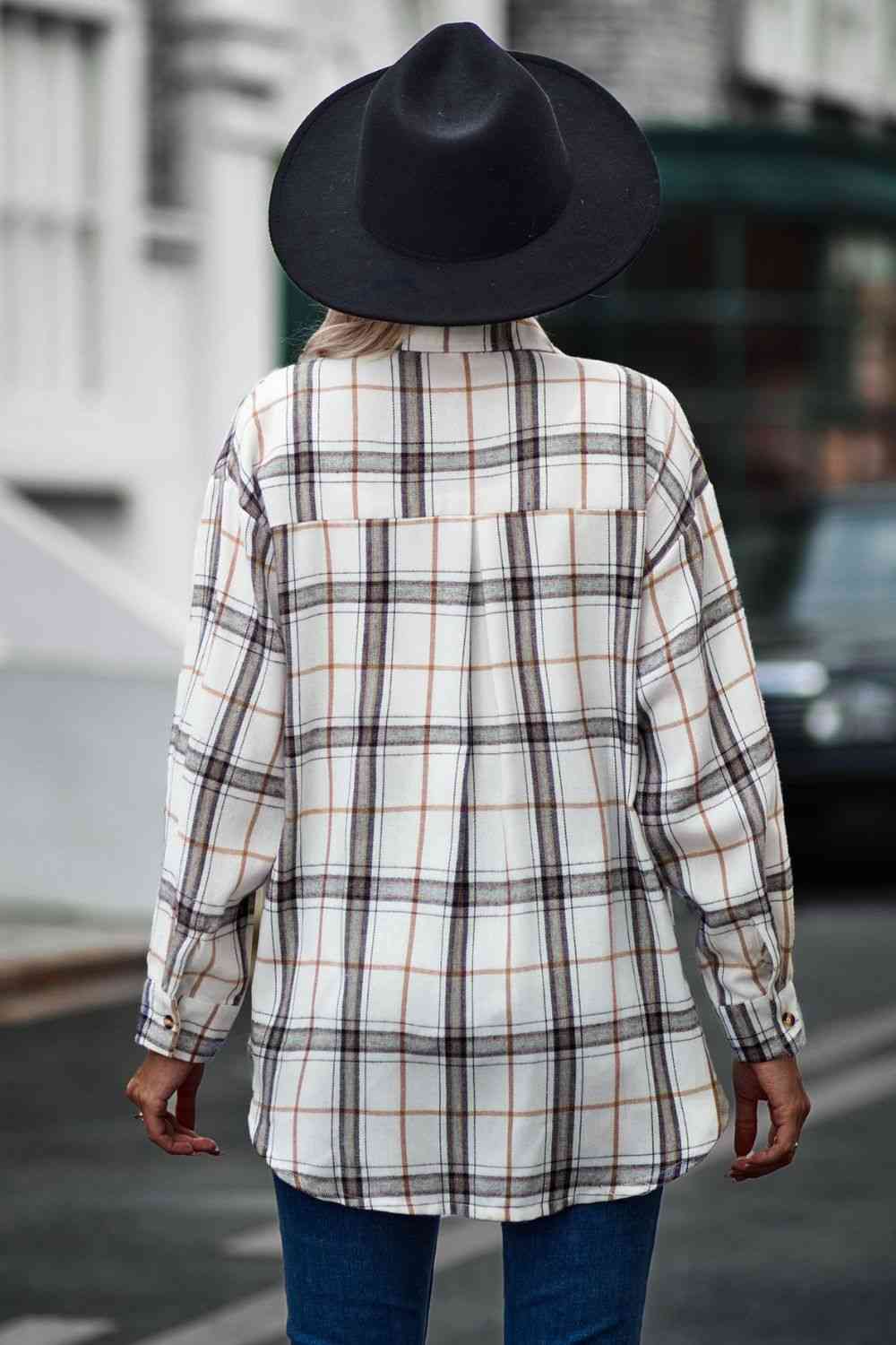 Gray Plaid Long Sleeve Shirt Sentient Beauty Fashions Apparel &amp; Accessories