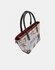 White Smoke Nicole Lee USA 3-Piece Nikky World Handbag Set Sentient Beauty Fashions *Accessories
